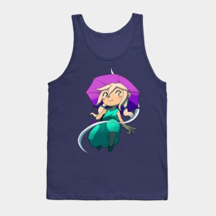 Girl with an Umbrella Tank Top